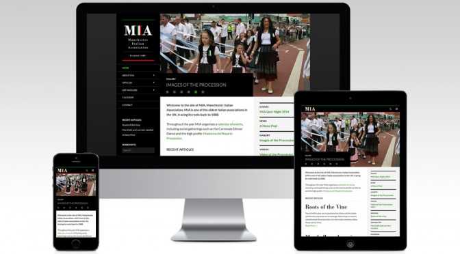 MIA website on iPhone, iPad and desktop