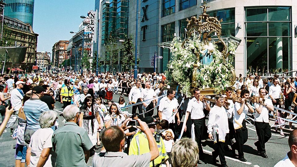 The Madonna Del Rosario Procession